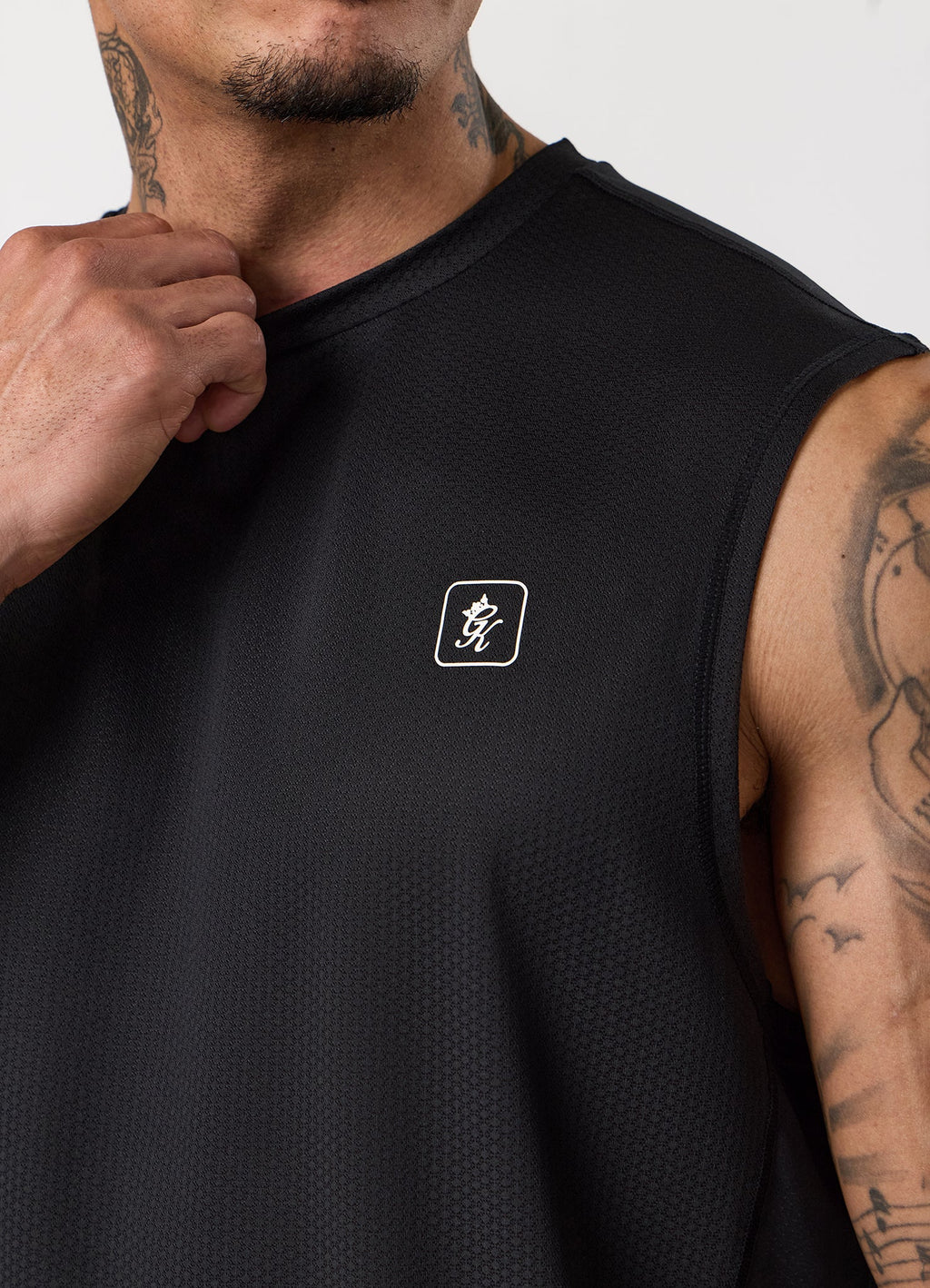 Gym King Apex Performance Vest - Black