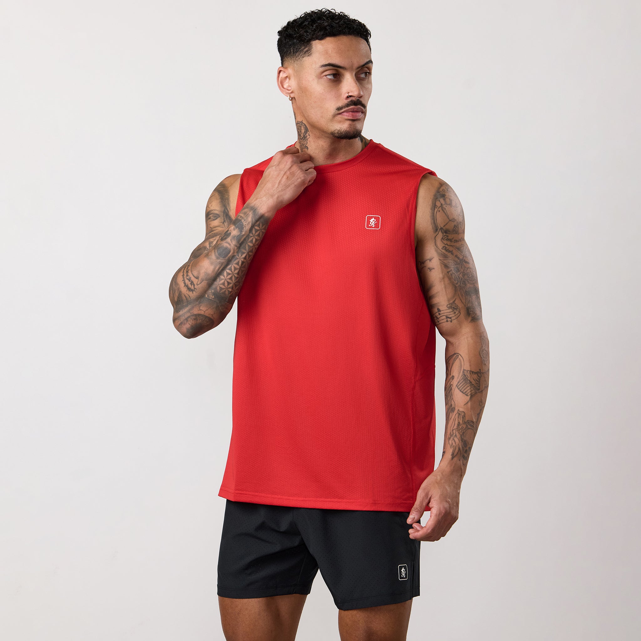 Gym King Apex Performance Vest - Signal Red