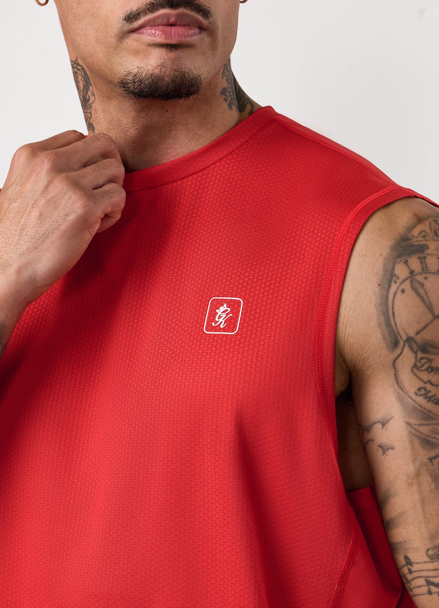 Gym King Apex Performance Vest - Signal Red