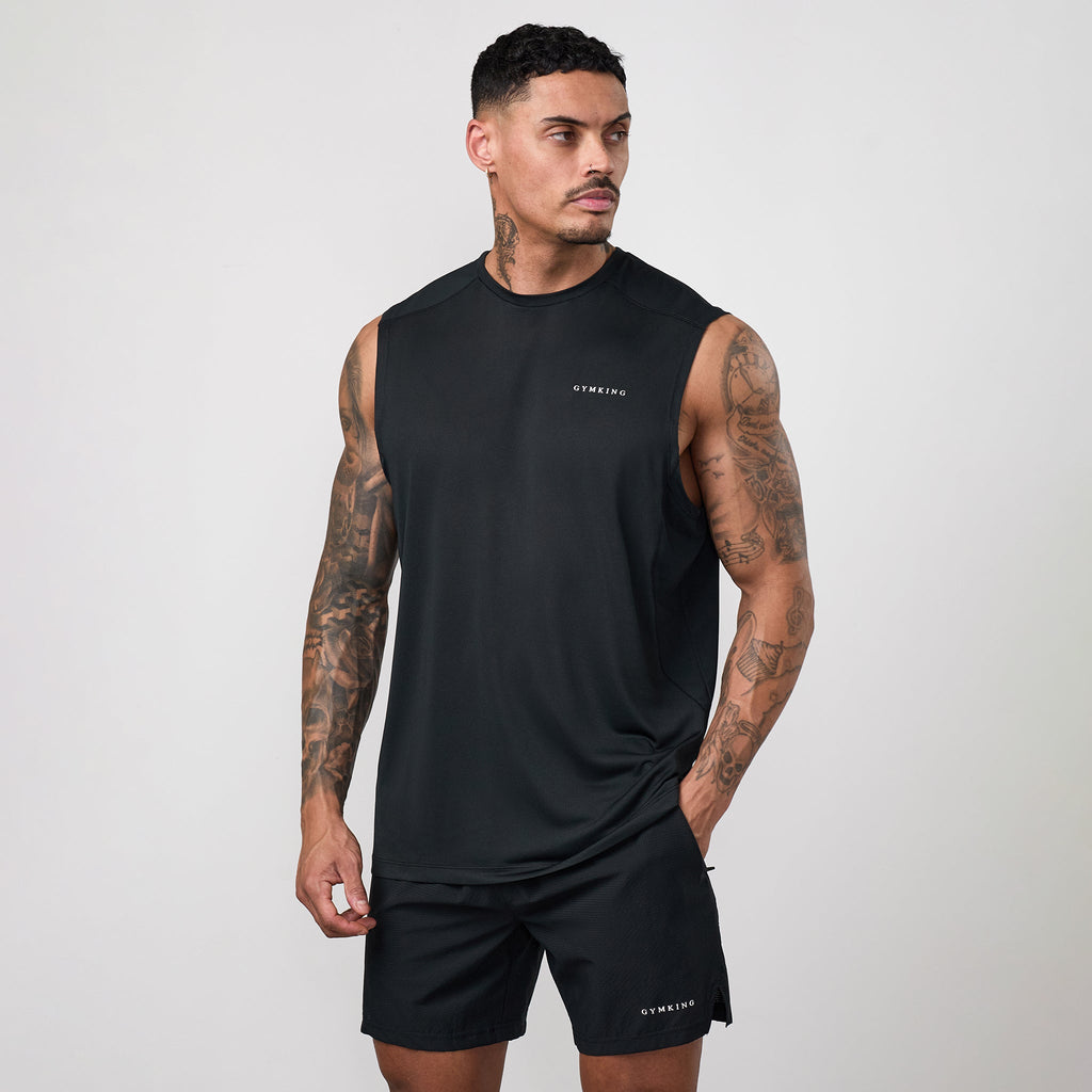 Gym King Energise Vest - Black
