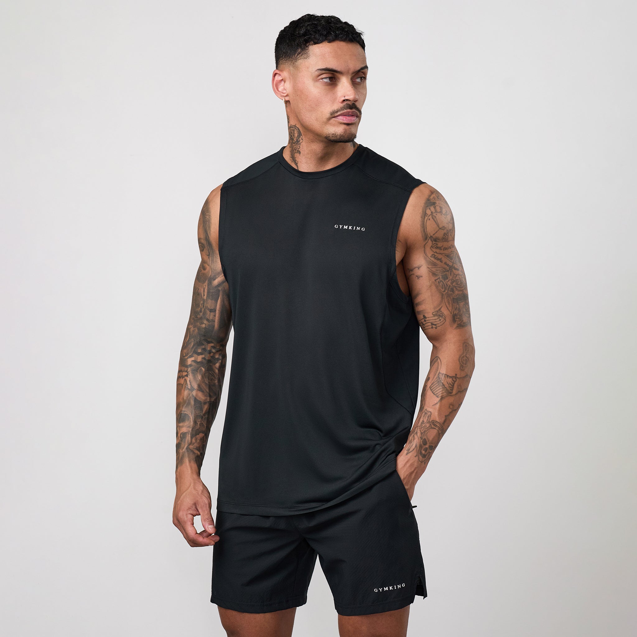 Gym King Energise Vest - Black