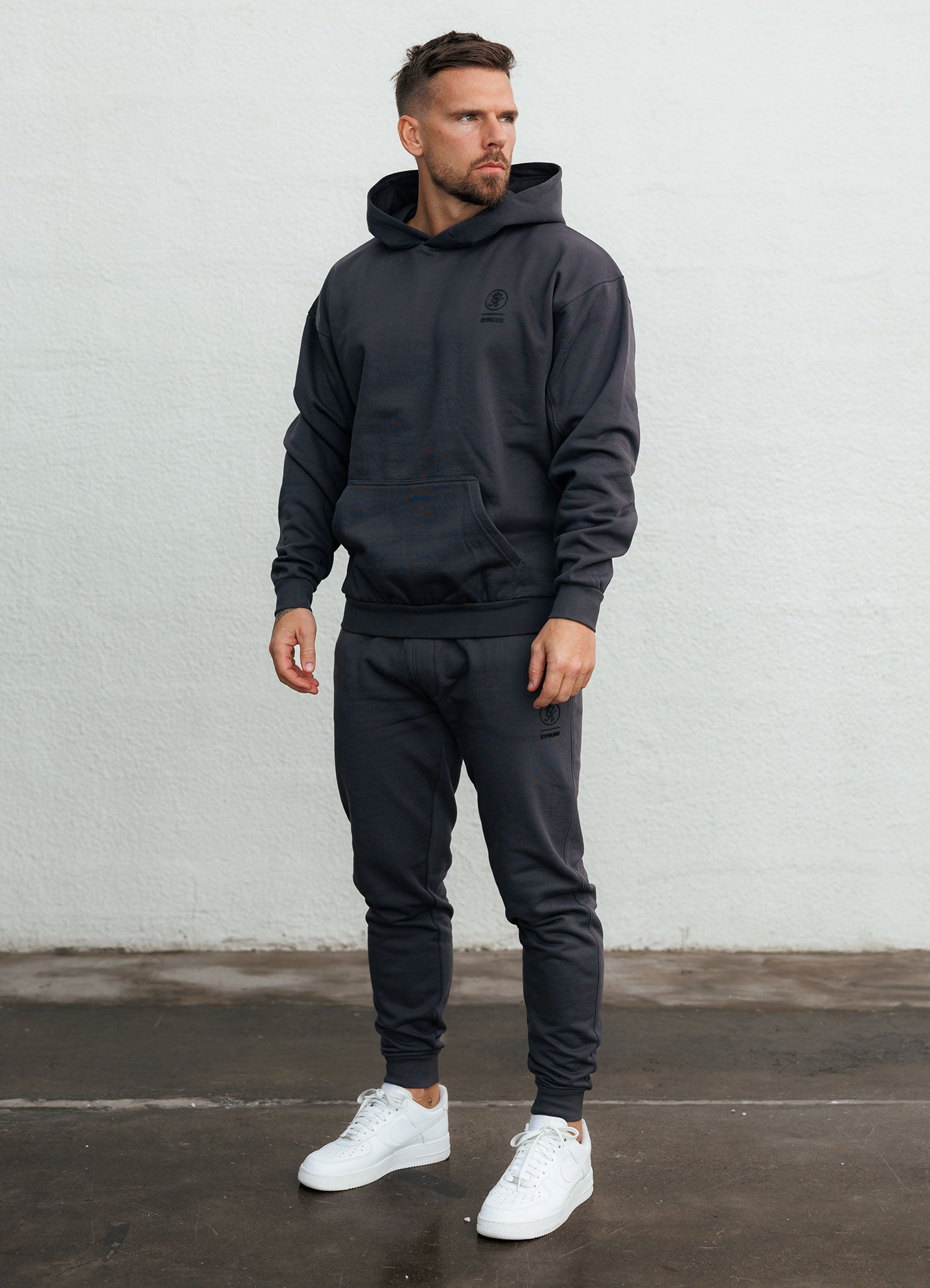 Gym King Aventus Fleece Jogger - Dark Pewter