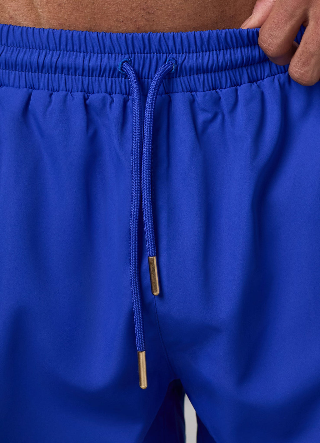 Gym King Blaze 3" Swimshort - Sonic Blue/White