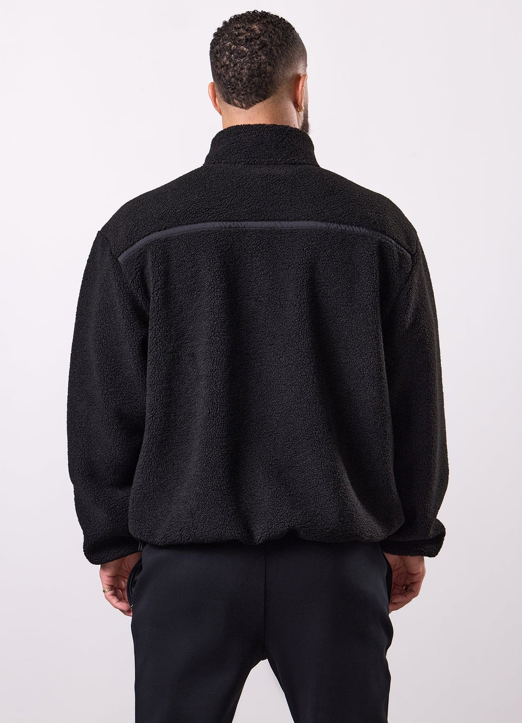 Gym King Borg Funnel Jacket - Black