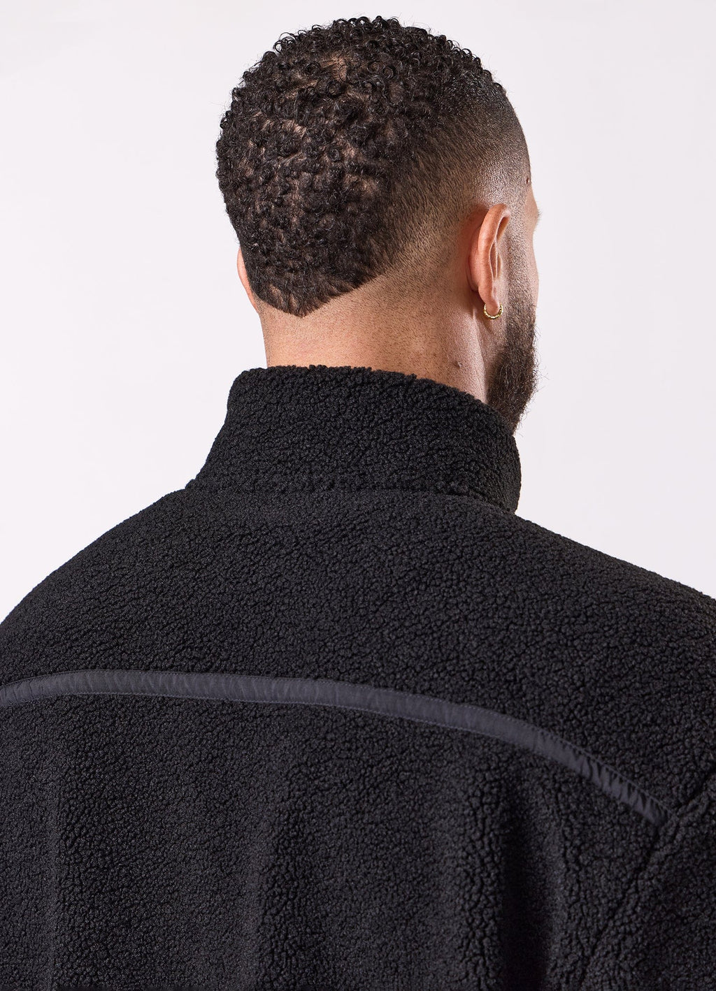 Gym King Borg Funnel Jacket - Black