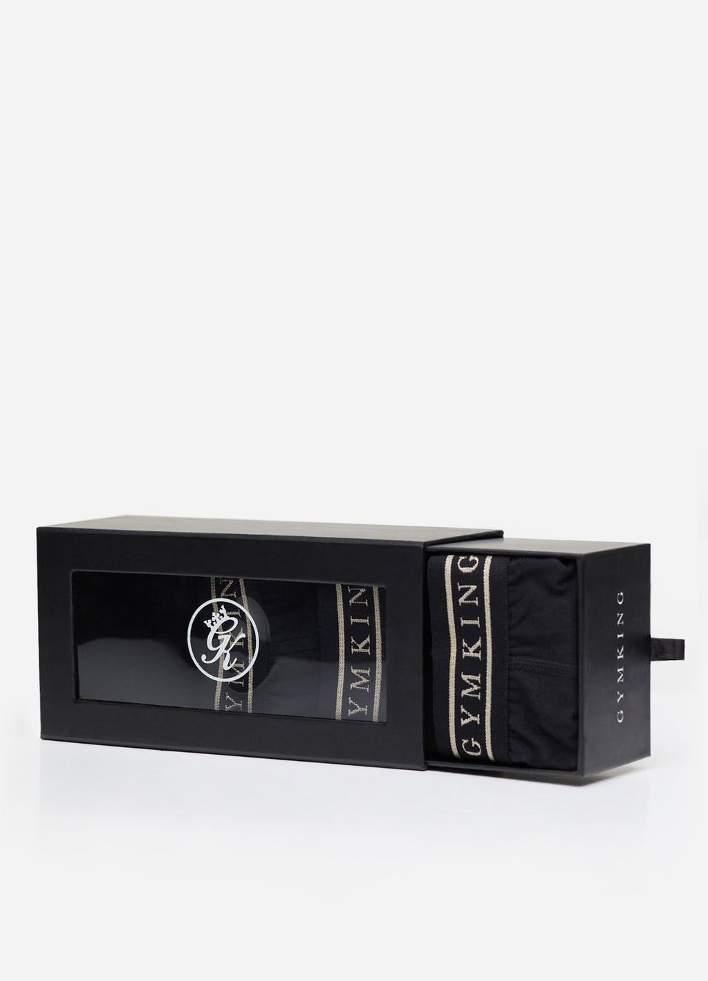 Gym King Boxers (3PK) - Black/Gold