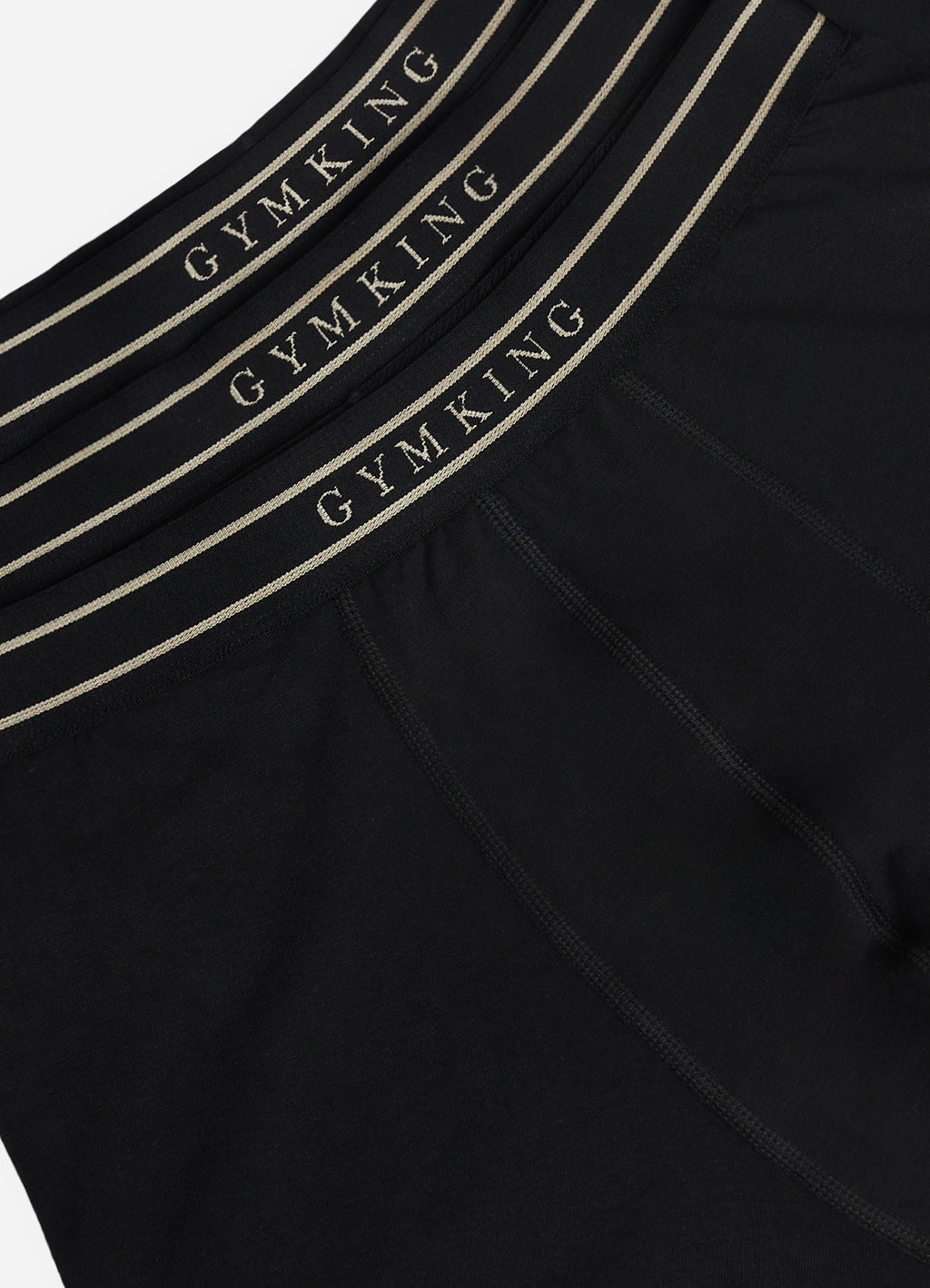 Gym King Boxers (3PK) - Black/Gold