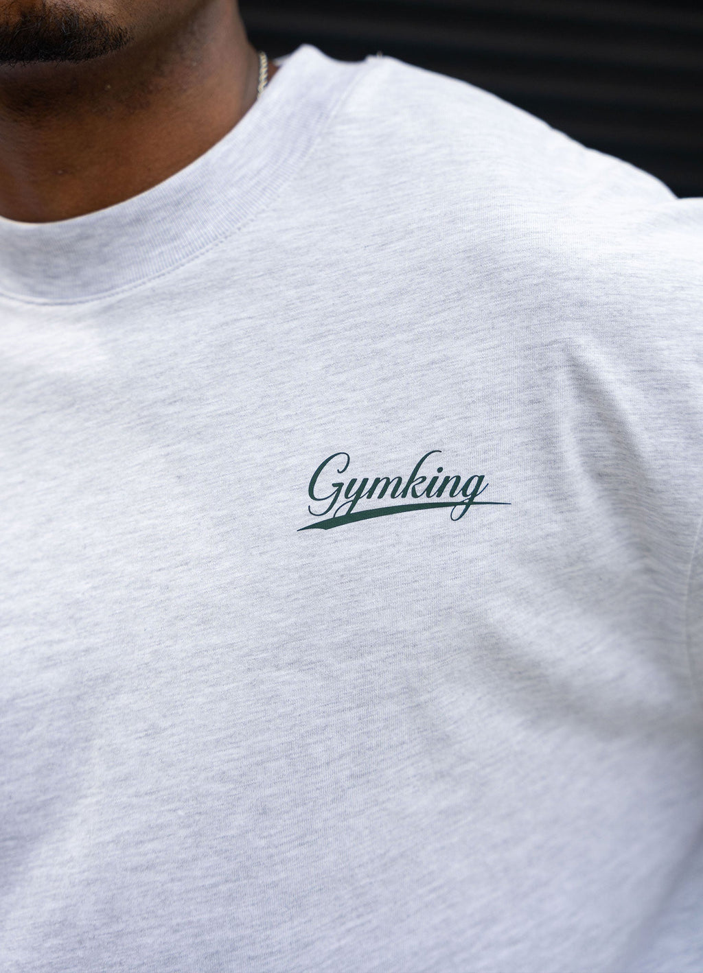 Gym King College Jersey Tee - Snow Marl