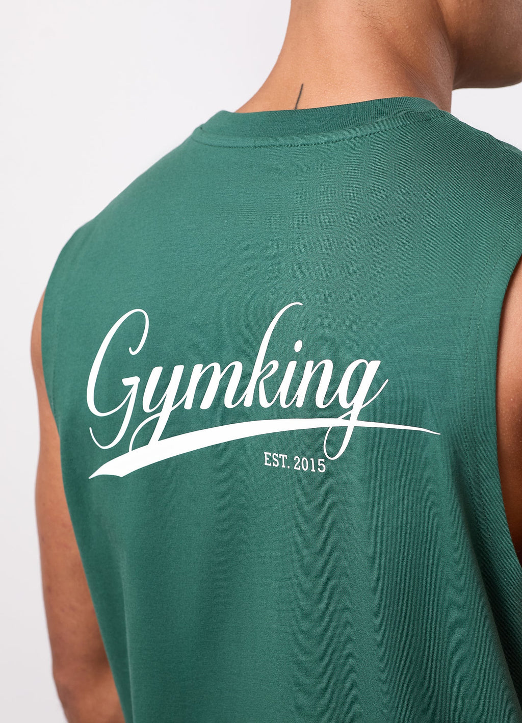 Gym King College Jersey Tank - Racing Green
