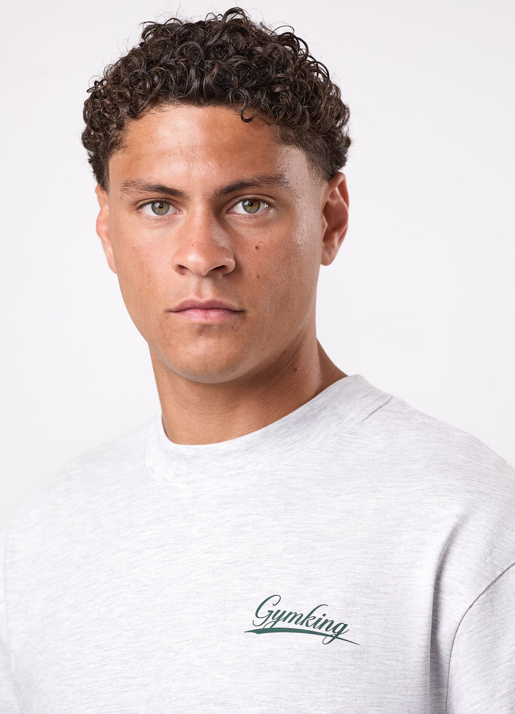 Gym King College Jersey Tee - Snow Marl