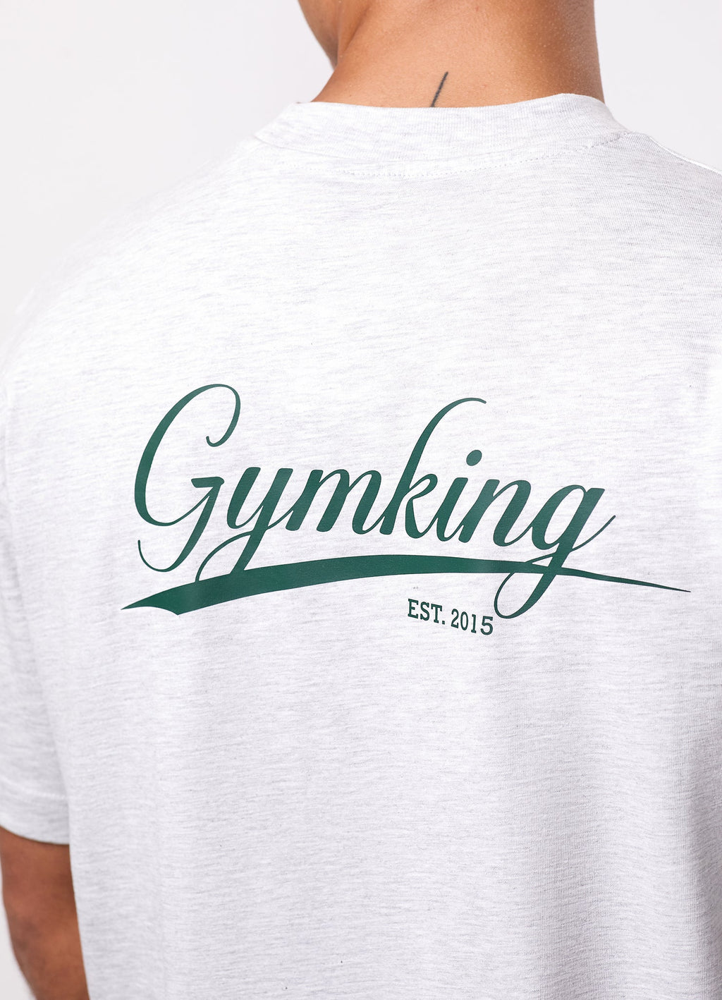 Gym King College Jersey Tee - Snow Marl