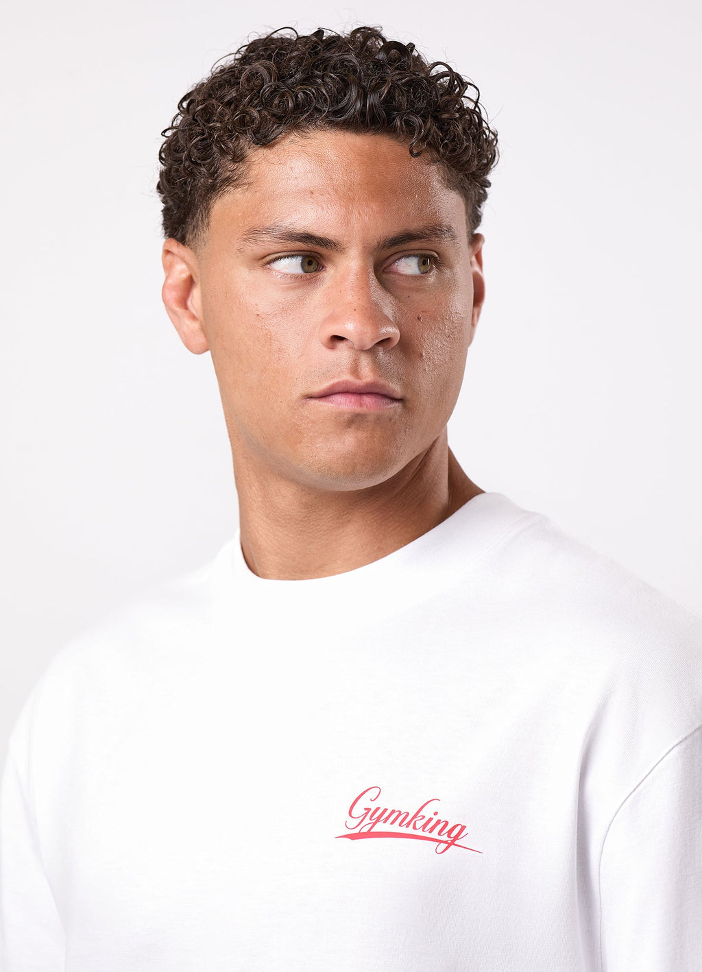 Gym King College Jersey Tee - White