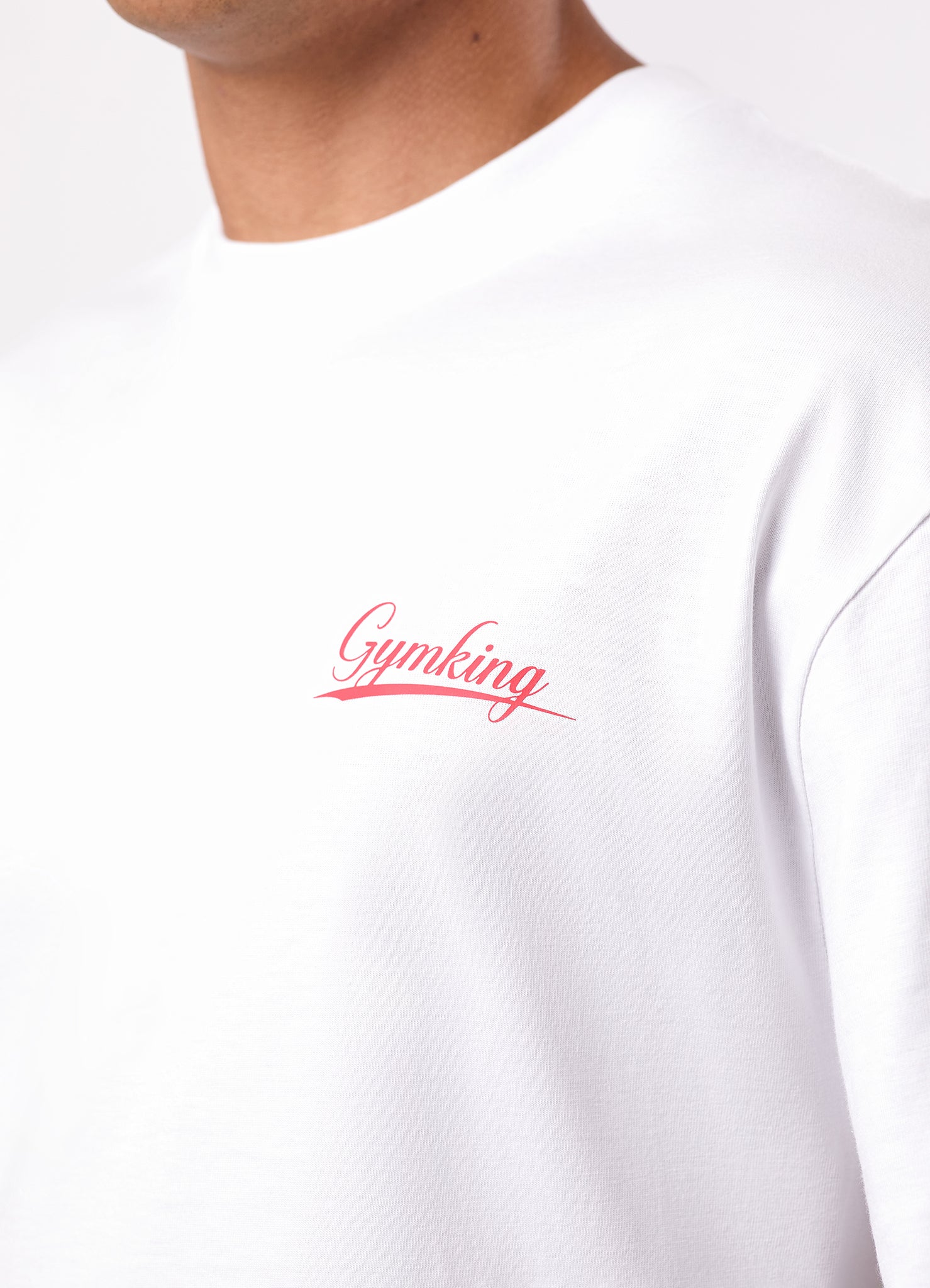 Gym King College Jersey Tee - White