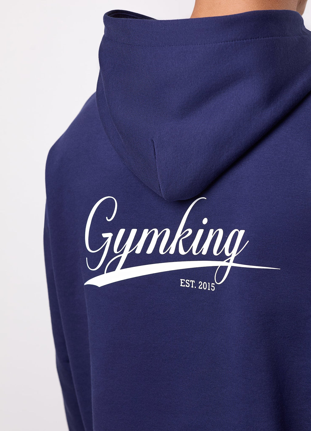 Gym King College Lightweight Hoodie - Oxford Blue