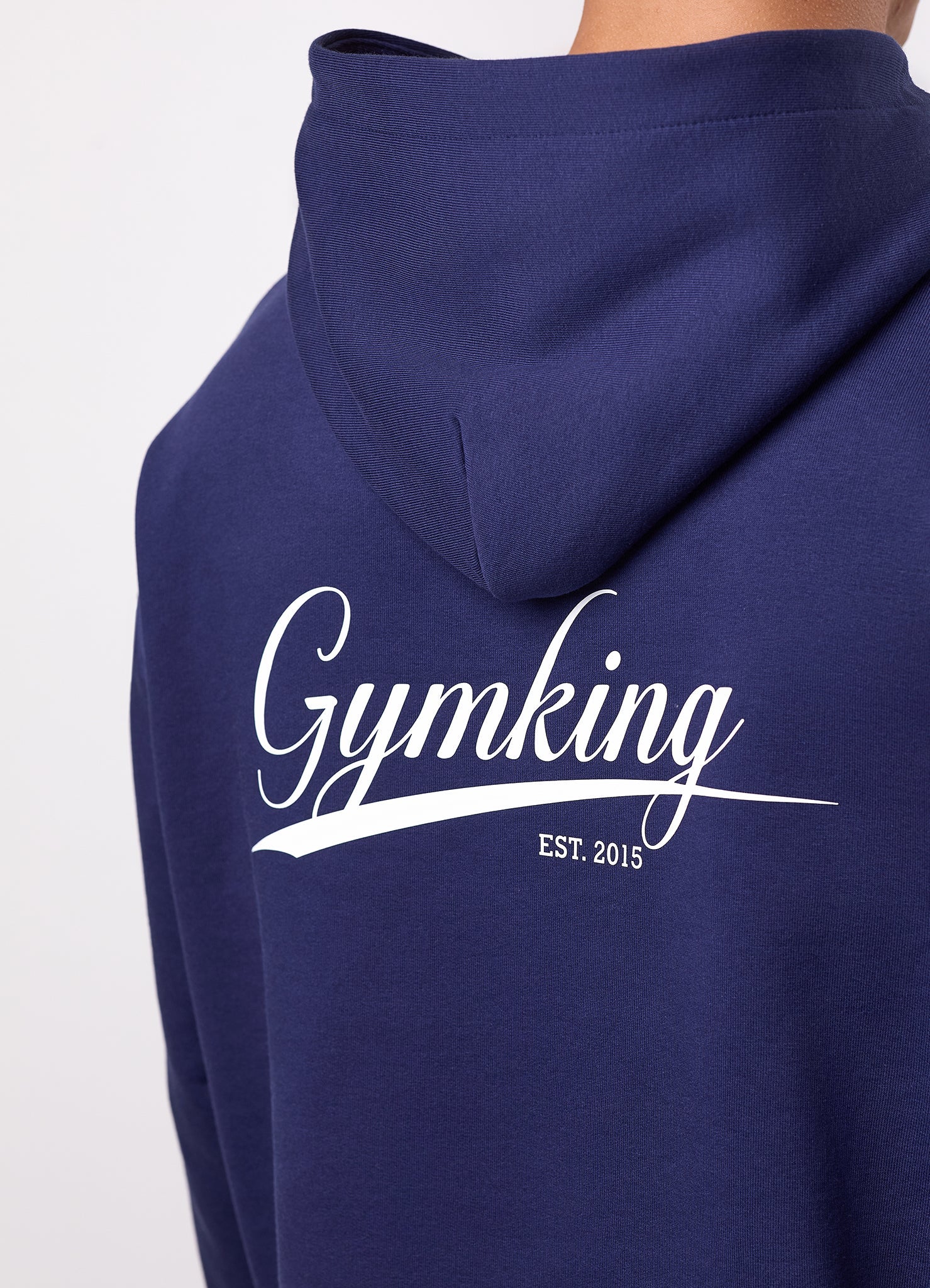 Gym King College Lightweight Hoodie - Oxford Blue