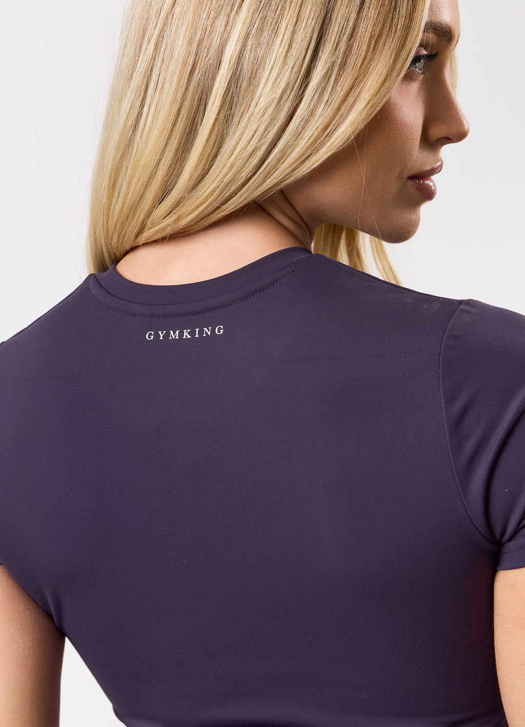 Gym King 365 Built-In Bra Tee - Aubergine