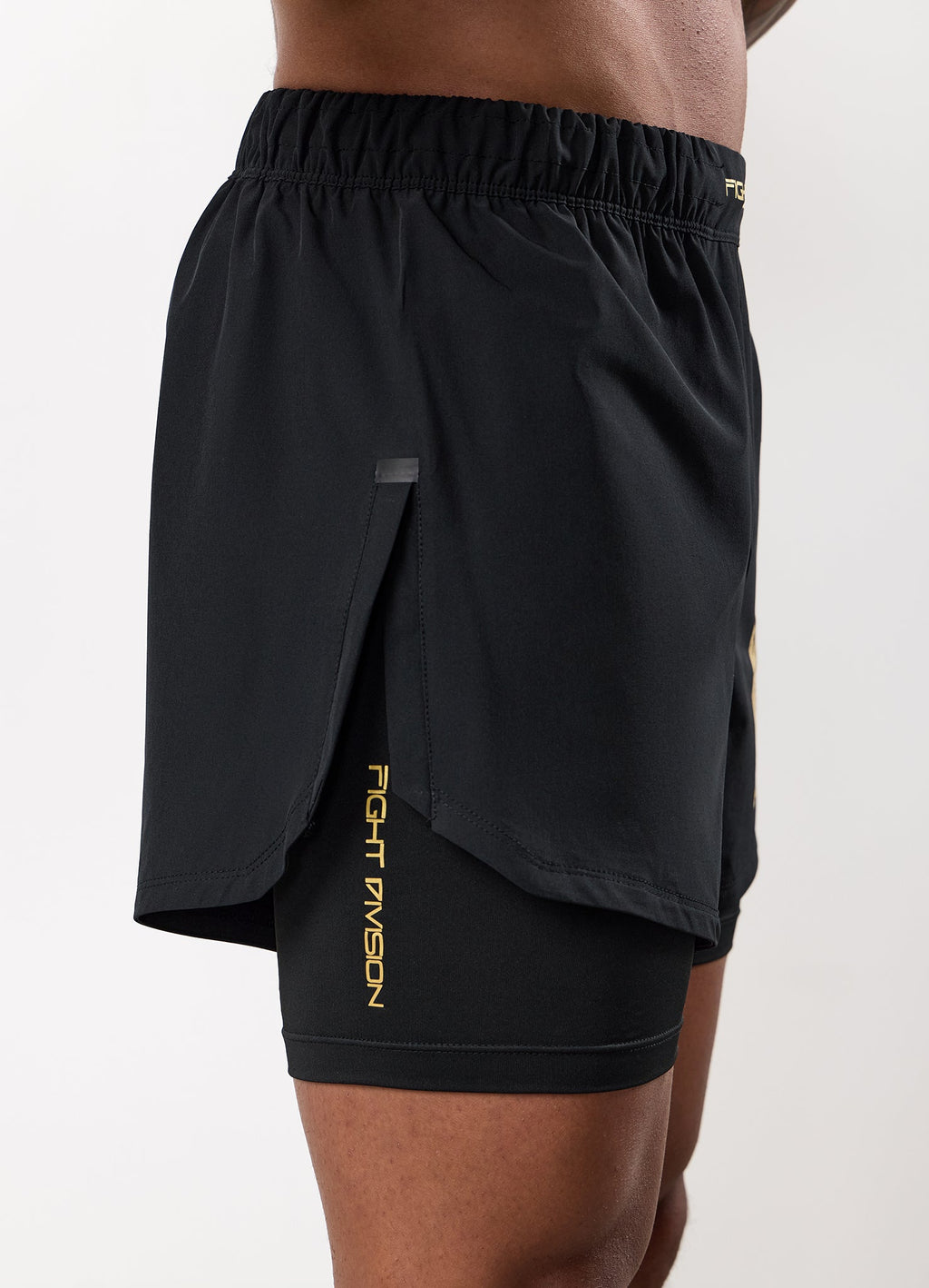 Gym King Fight Division Combat 5" Short - Black