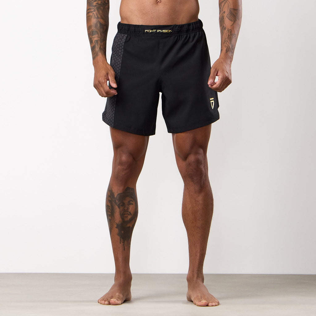 Gym King Fight Division Combat 7" Short - Black