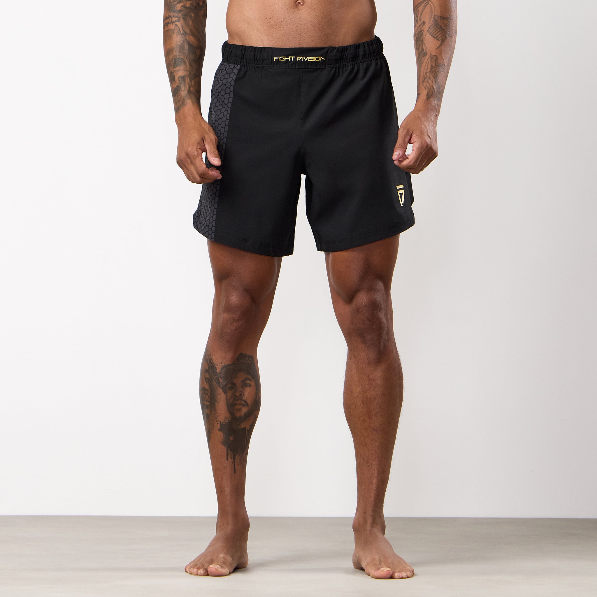 Gym King Fight Division Combat 7" Short - Black