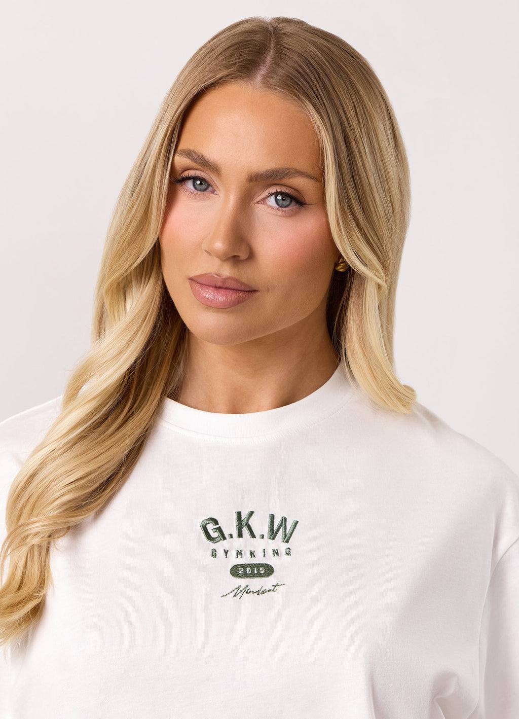 Gym King Composure Regular Fit Tee - Cream