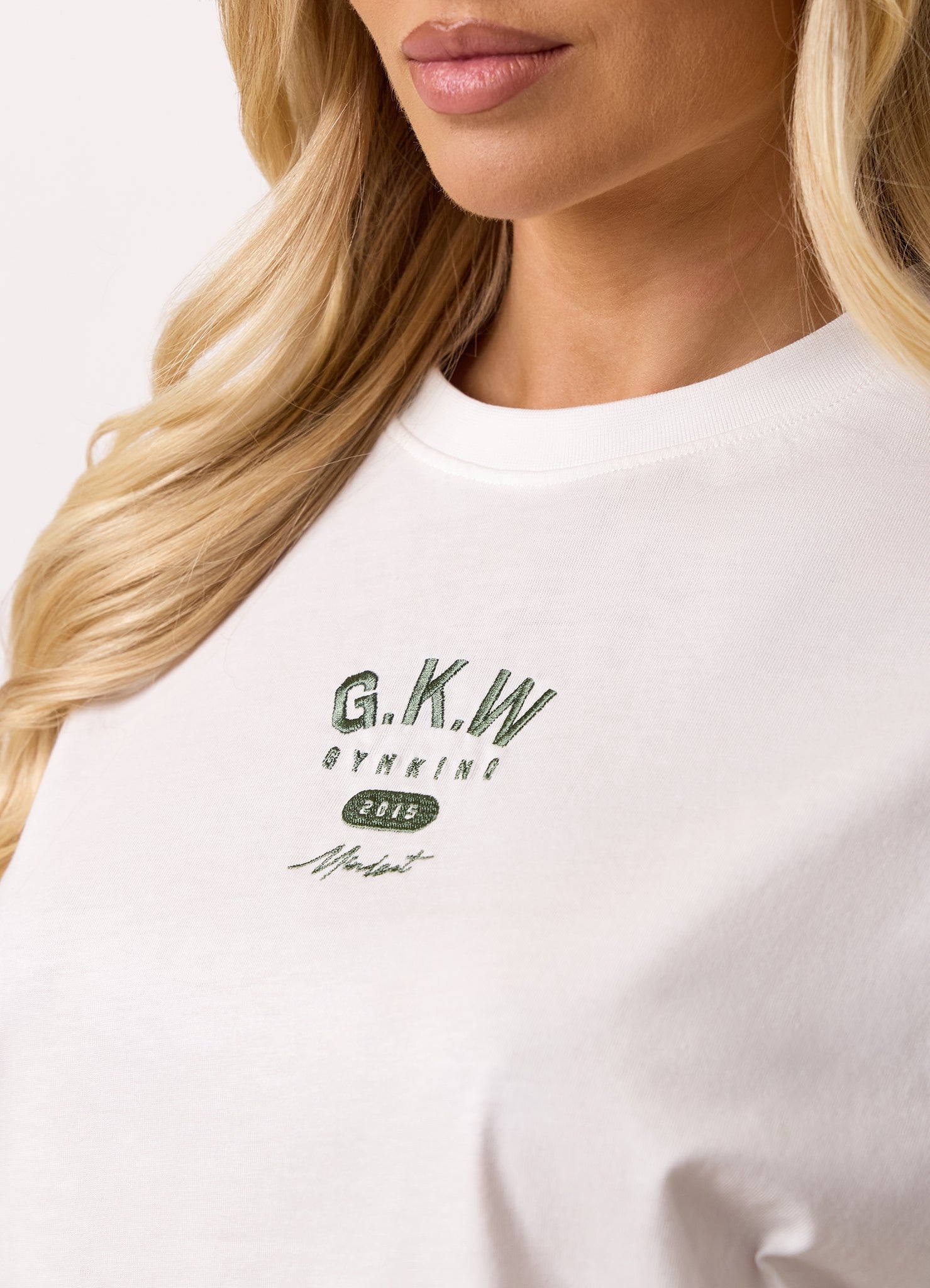 Gym King Composure Regular Fit Tee - Cream