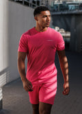 Gym King Core Plus Poly 2.0 Tee - Pink