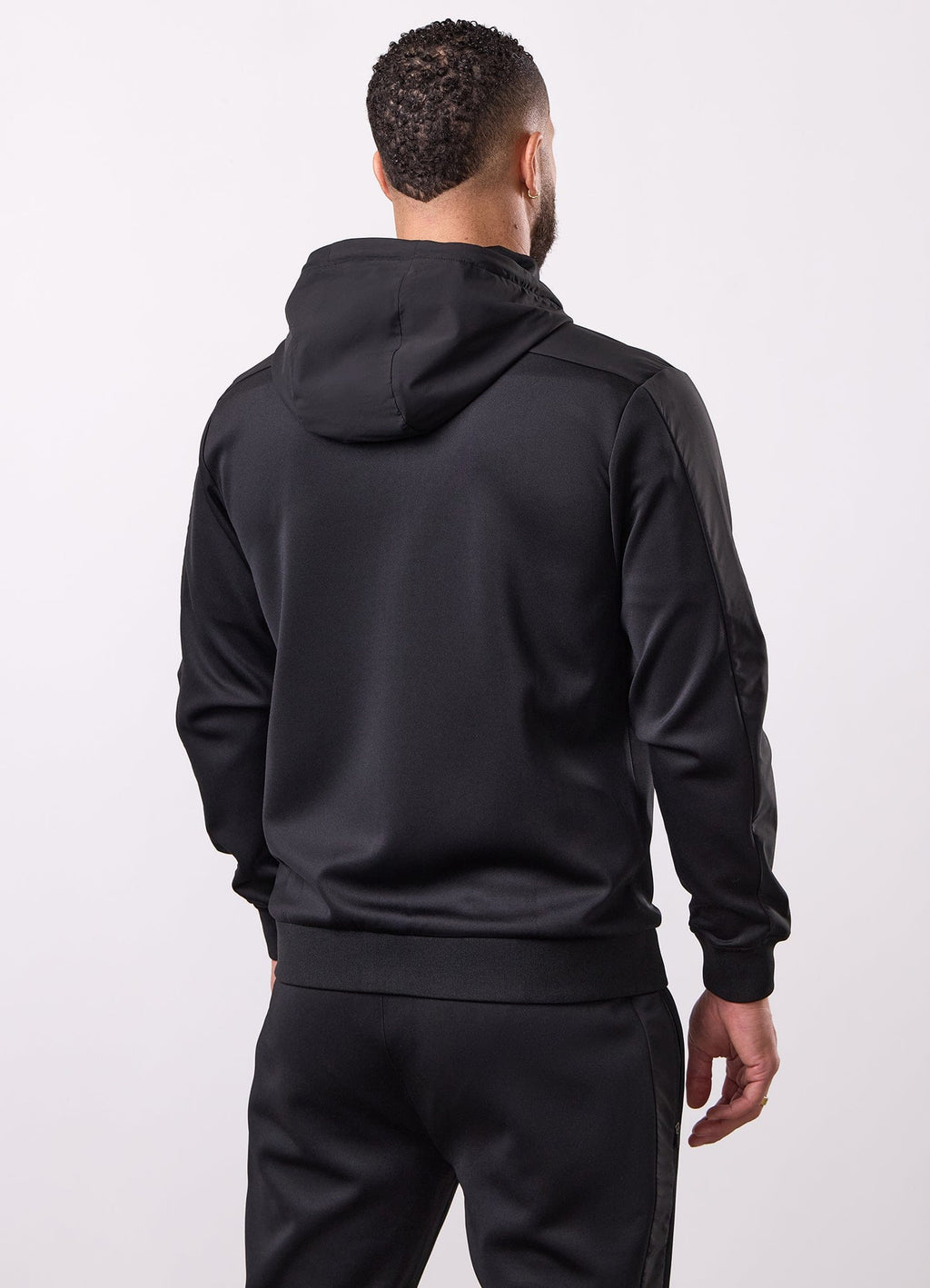 Gym King Core Plus Panel Hoodie - Black