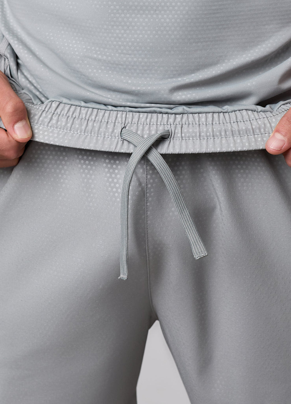 Gym King Debossed Pixel 5" Short - Urban Grey