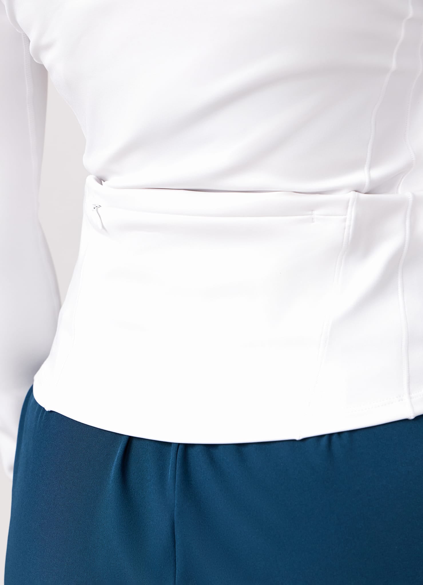 Gym King Dynamic Full Zip Funnel - White