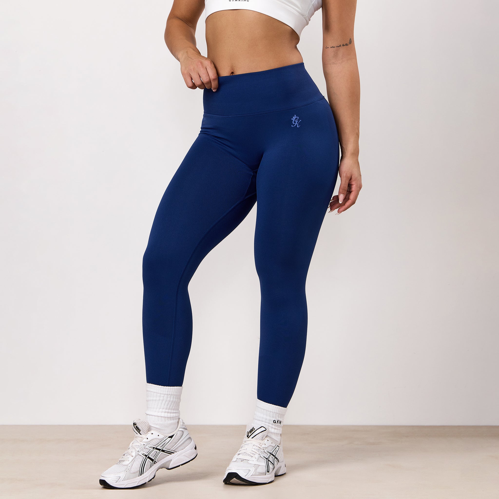 Gym King Sculpt Seamless Legging - Estate Blue