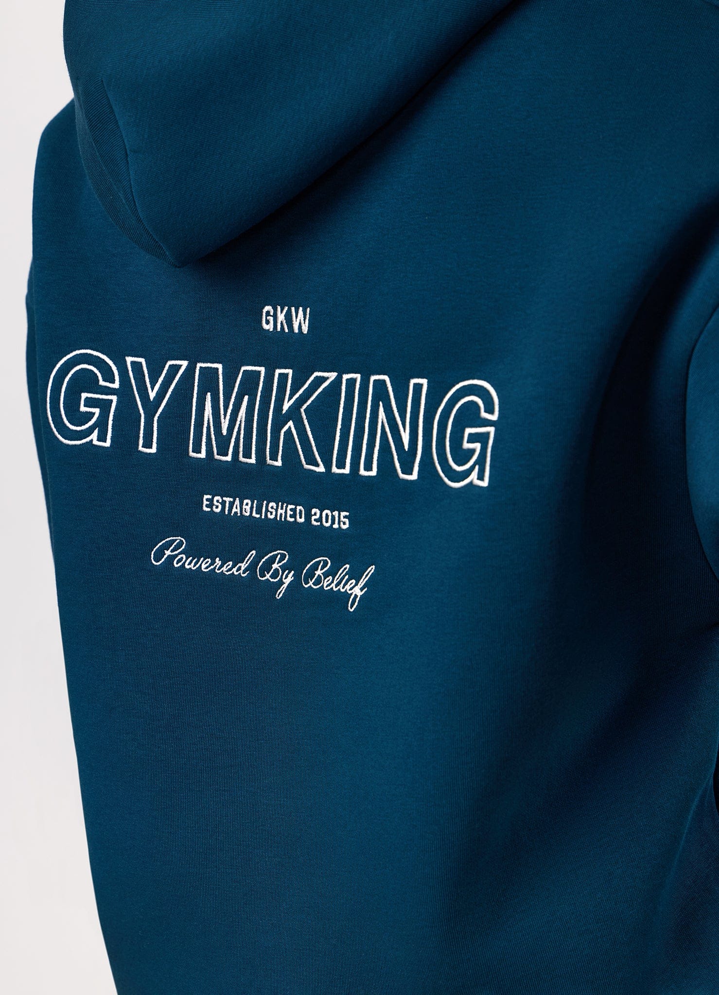 Gym King Dynamic Oversized Hoodie - Oil Blue