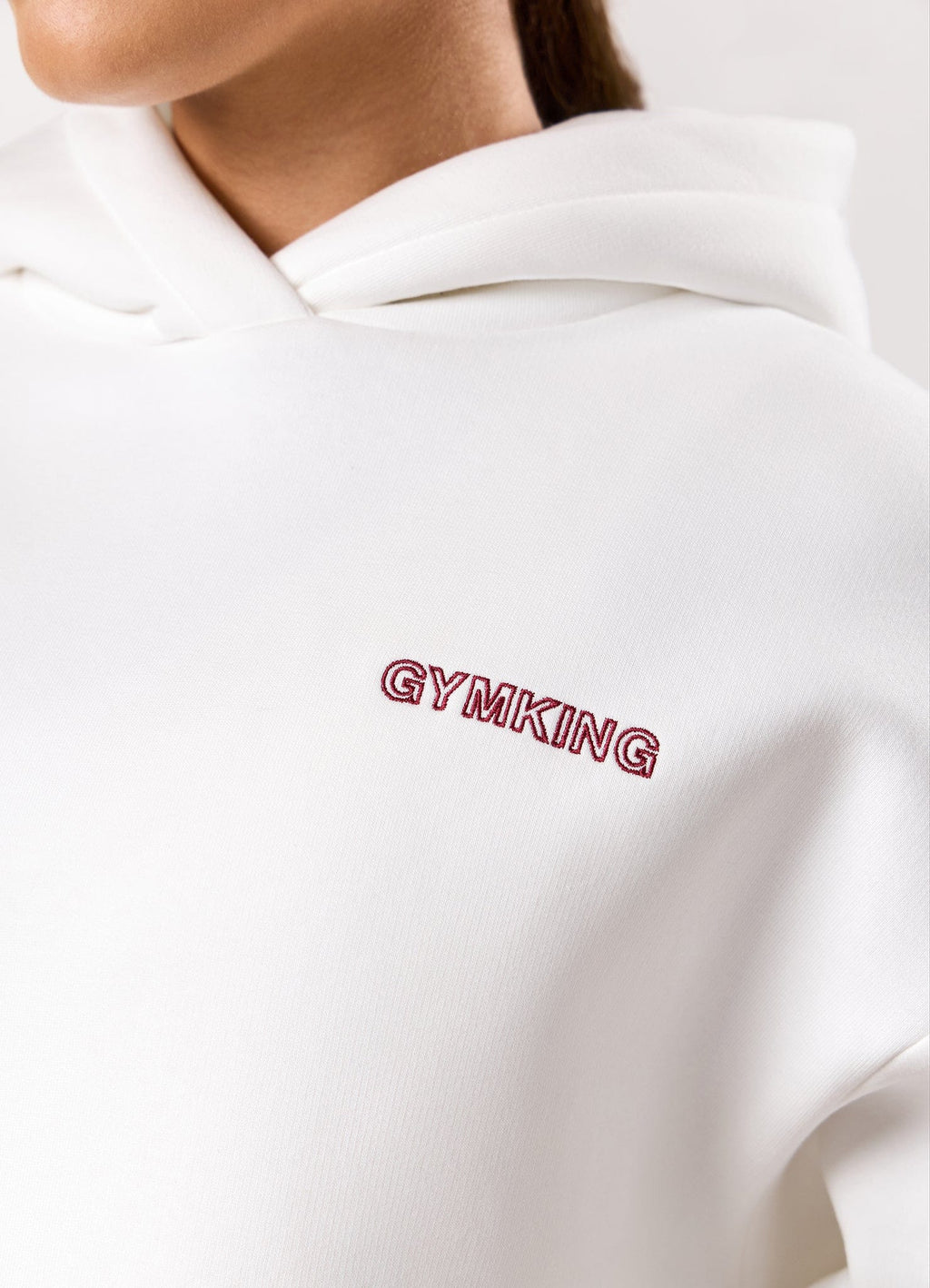 Gym King Dynamic Oversized Hoodie - Cream
