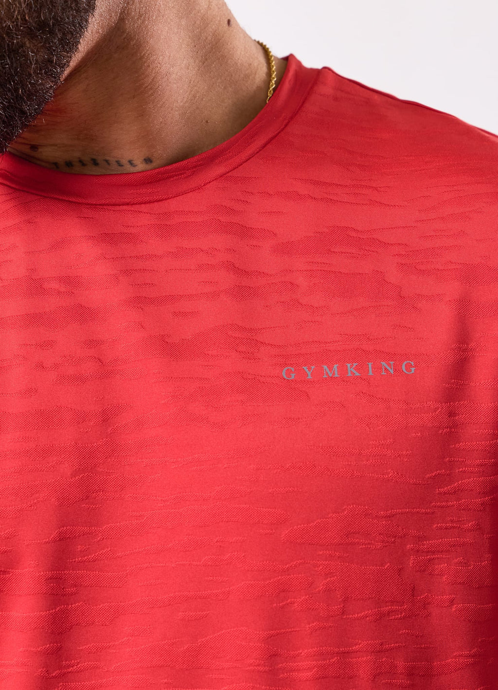 Gym King Dynamic Training Tee - Blood Stone