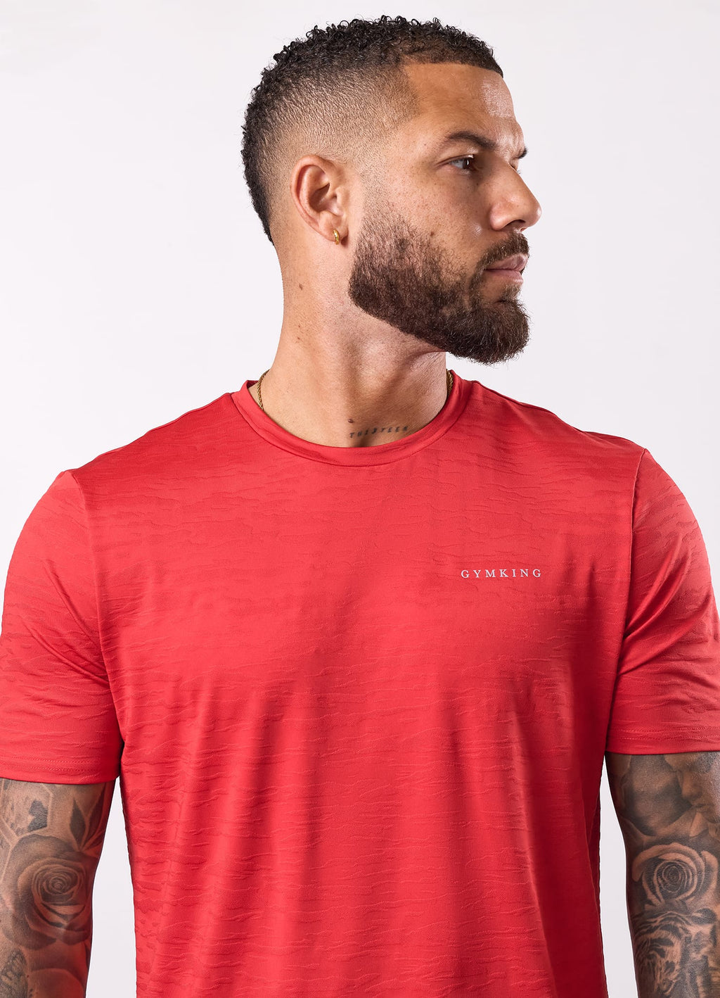 Gym King Dynamic Training Tee - Blood Stone