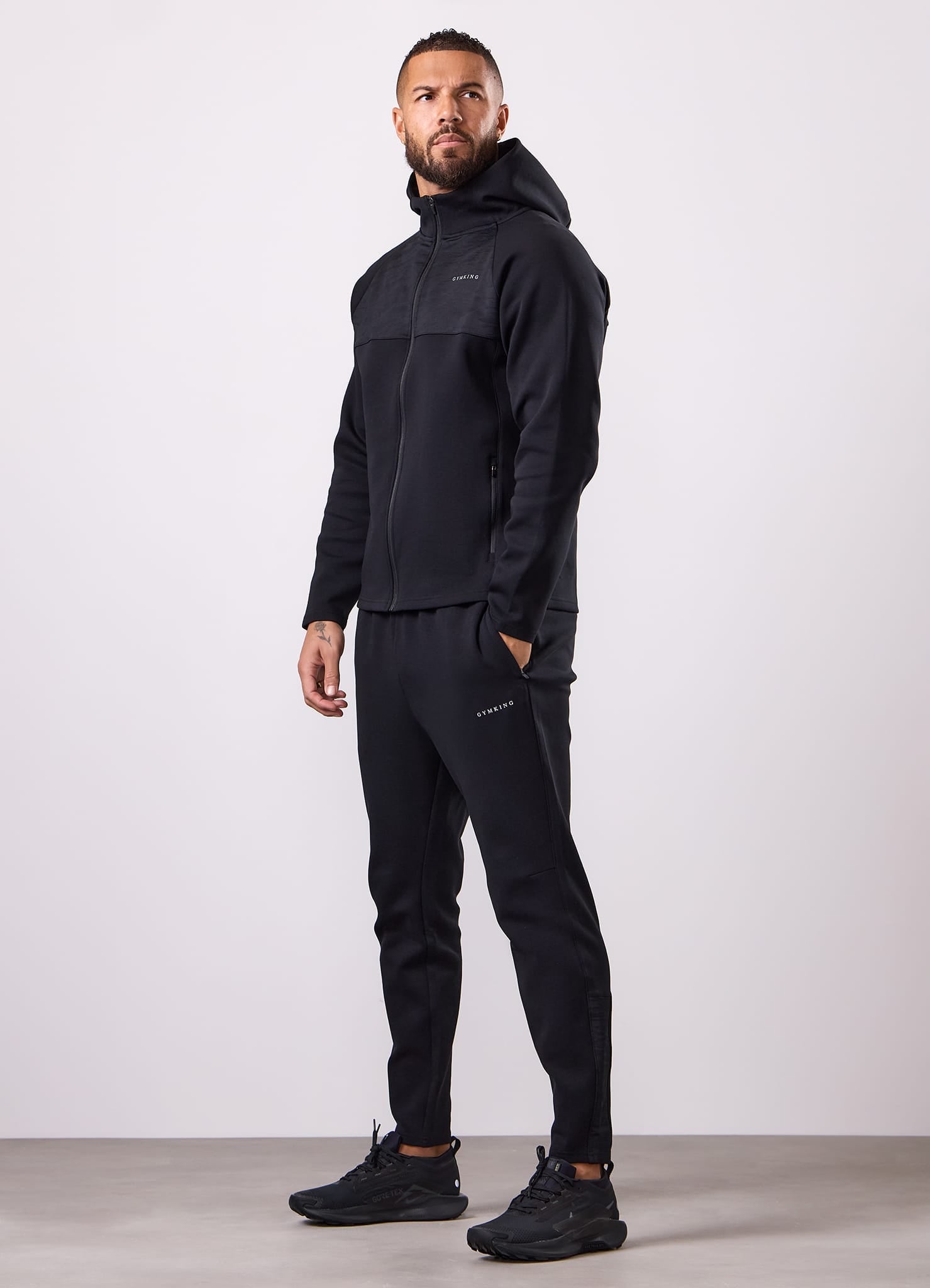 Gym King Dynamic Training Hoodie - Black