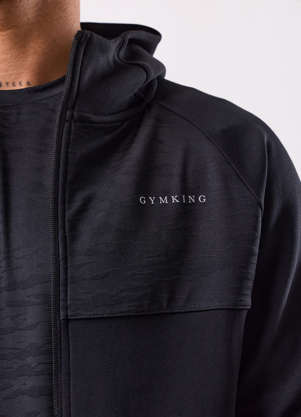 Gym King Dynamic Training Hoodie - Black