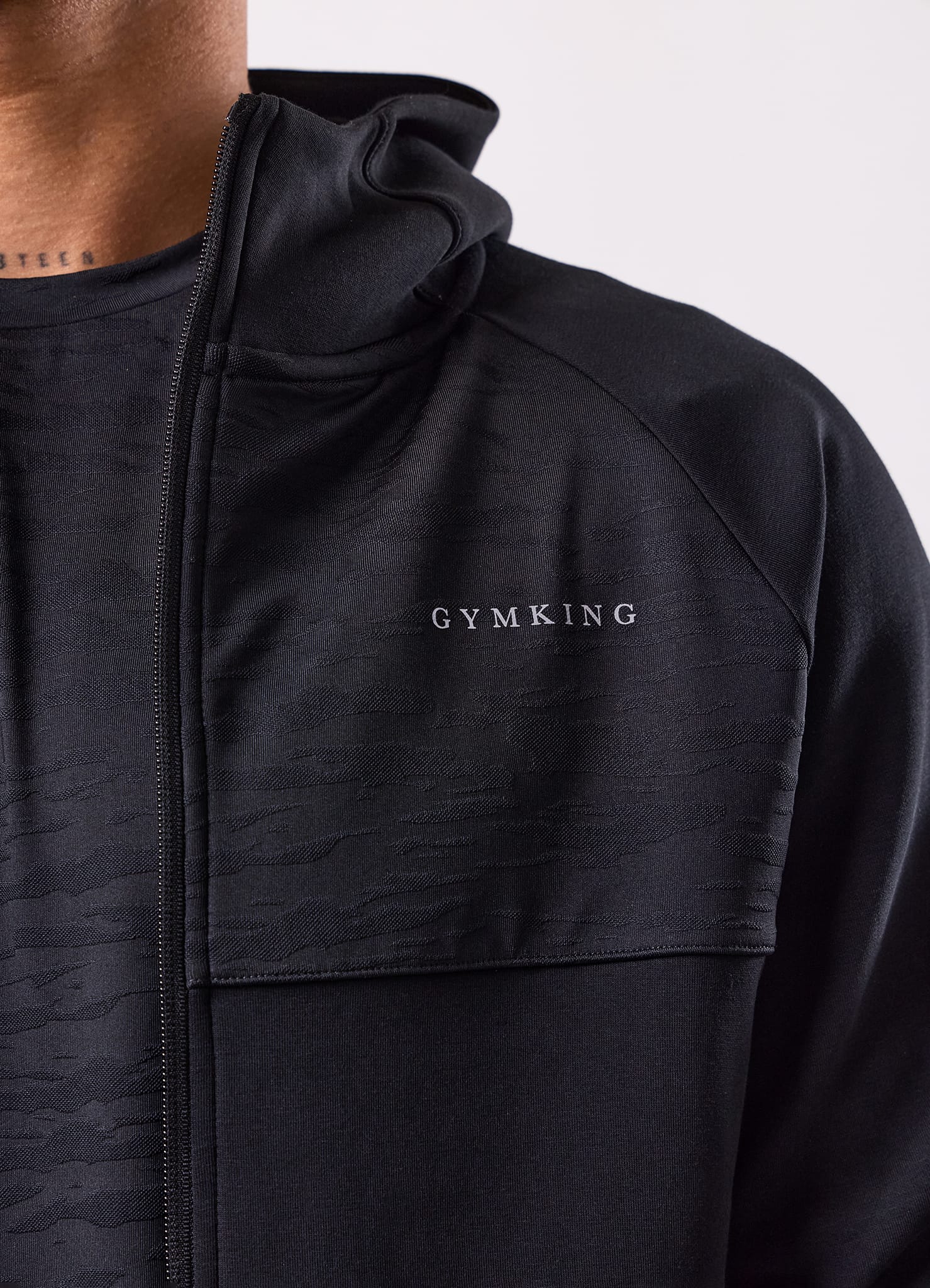 Gym King Dynamic Training Hoodie - Black