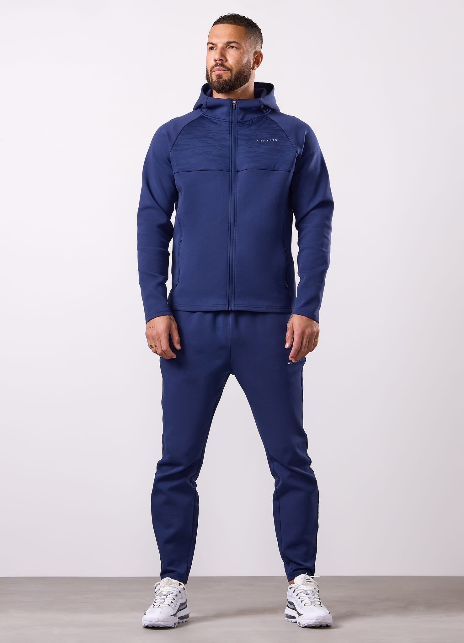 Gym King Dynamic Training Hoodie - Oxford Blue