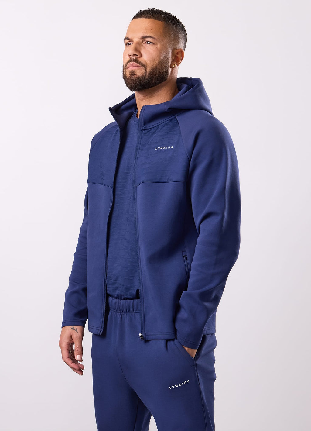 Gym King Dynamic Training Hoodie - Oxford Blue