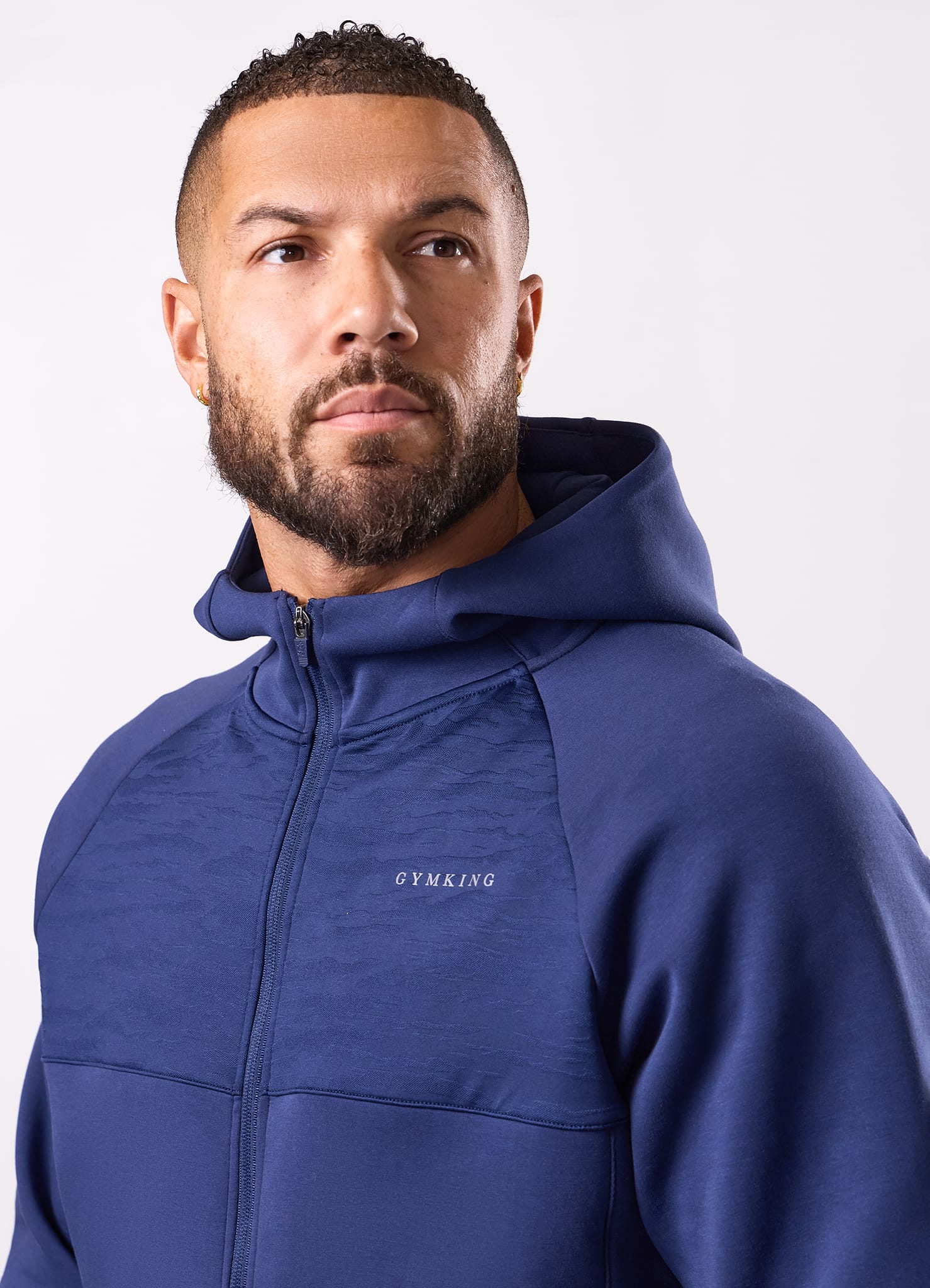 Gym King Dynamic Training Hoodie - Oxford Blue