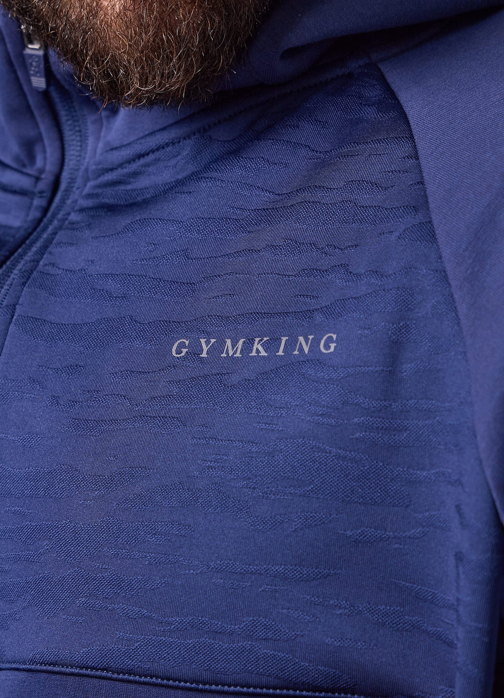Gym King Dynamic Training Hoodie - Oxford Blue