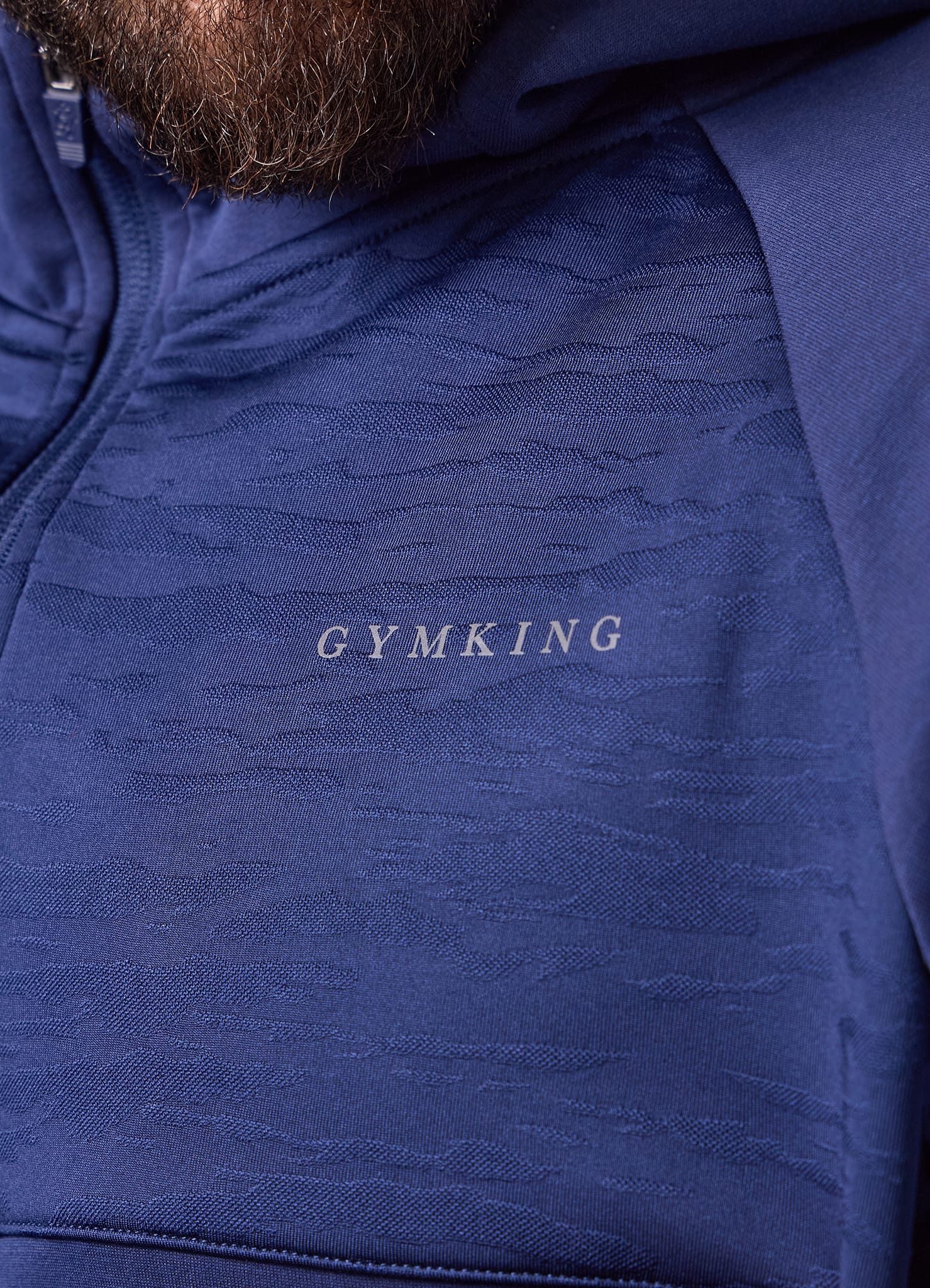 Gym King Dynamic Training Hoodie - Oxford Blue