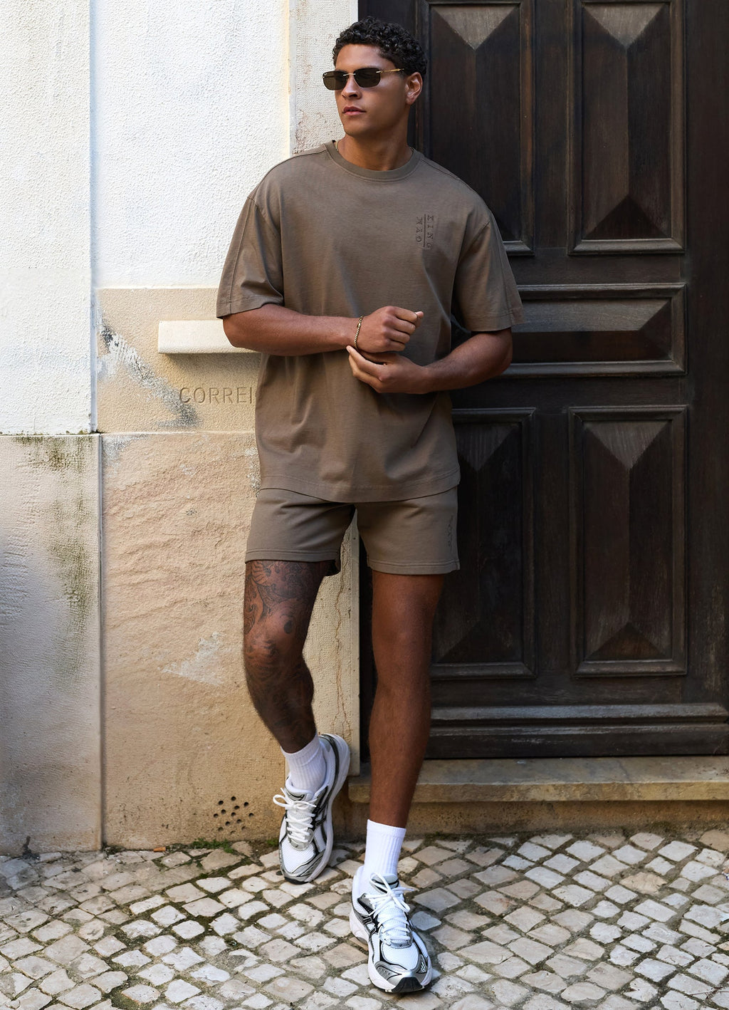 Gym King Roam Washed Tee - Mosswood