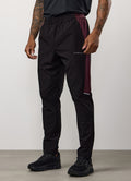 Gym King Endurance Woven Pant - Black/Dark Cherry