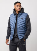 Gym King Endurance Puffer Gilet - Slate Blue