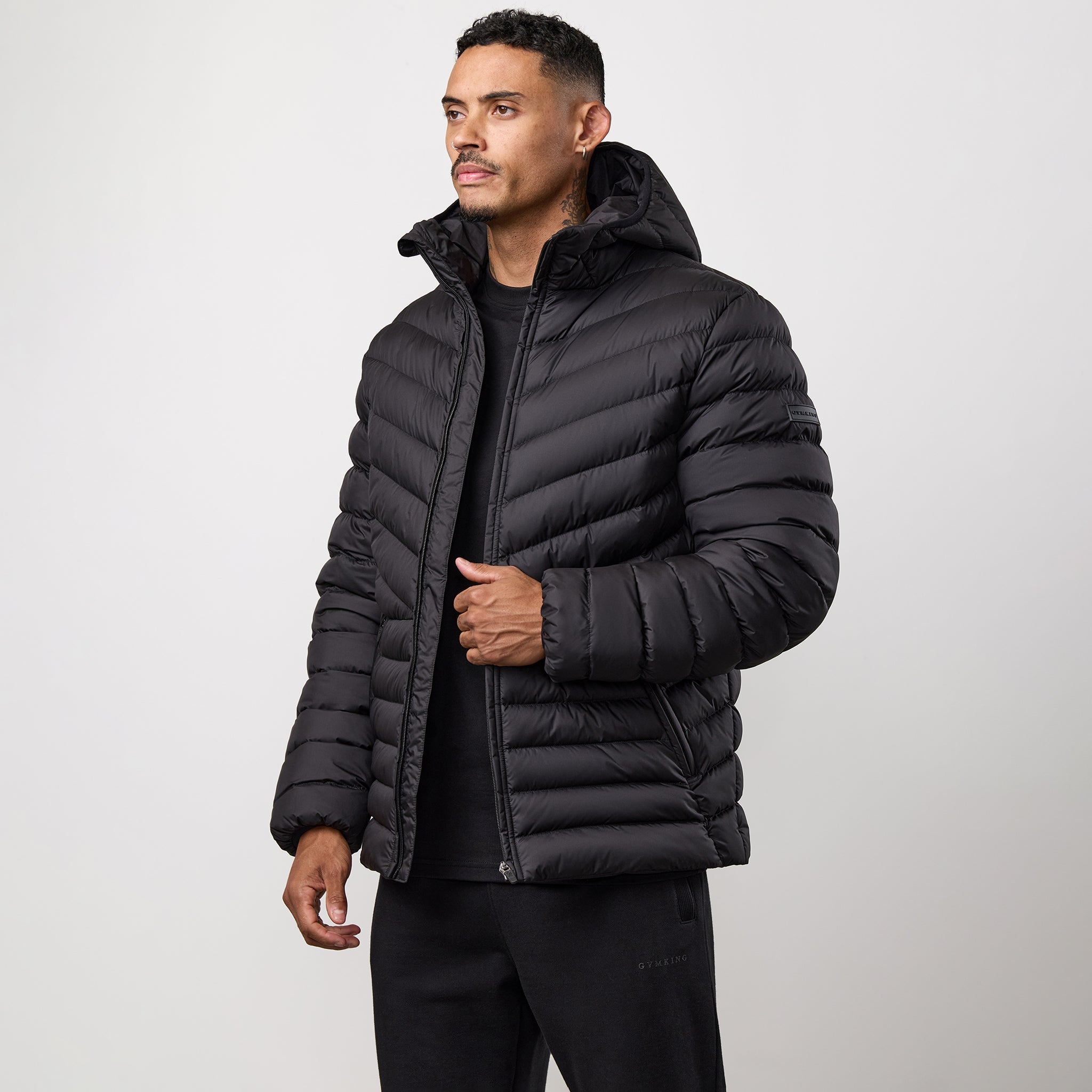 Gym King Endurance Puffer Jacket - Black