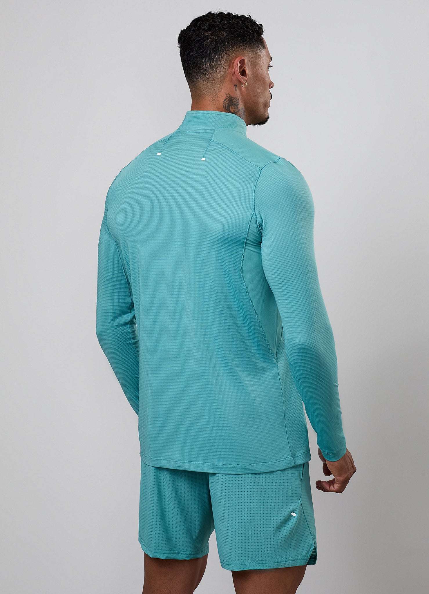 Gym King Energise 1/4 Zip - Urban Teal