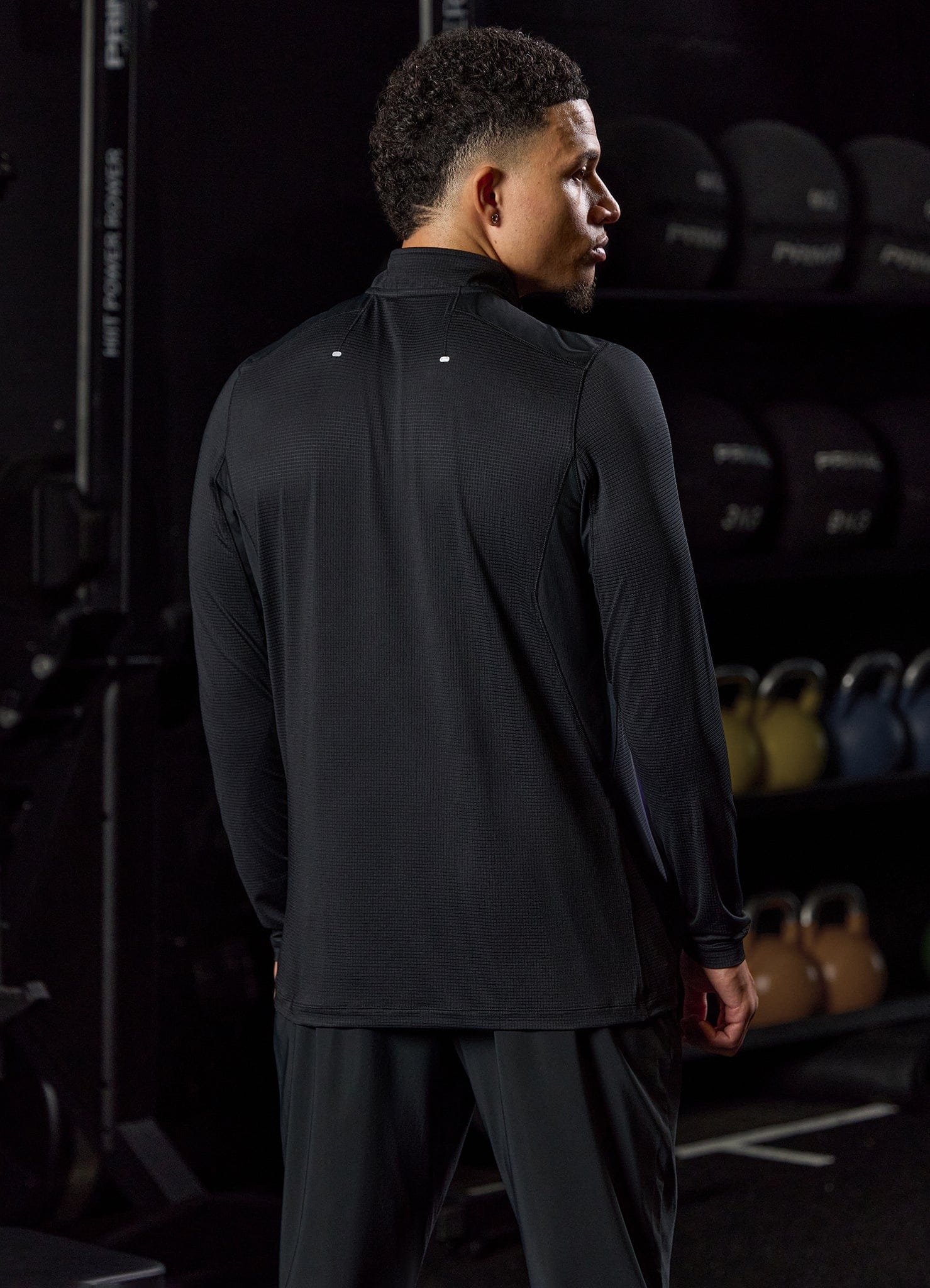 Gym King Energise 1/4 Zip - Black