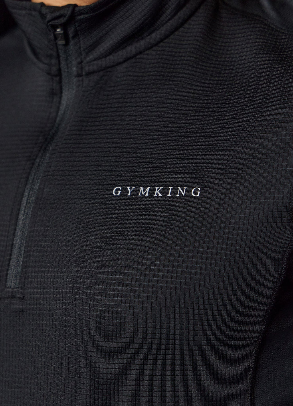 Gym King Energise 1/4 Zip - Black