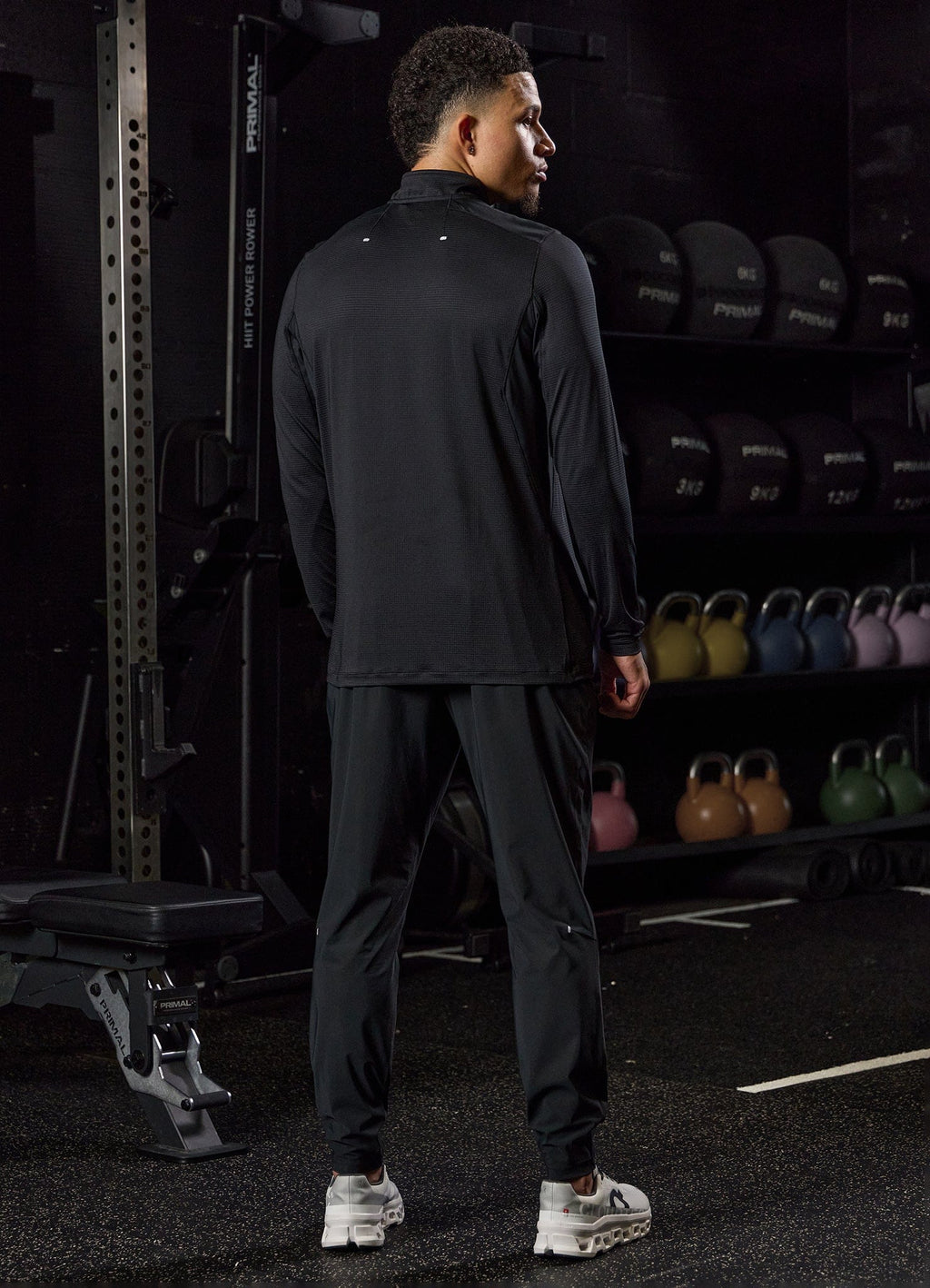 Gym King Energise 1/4 Zip - Black